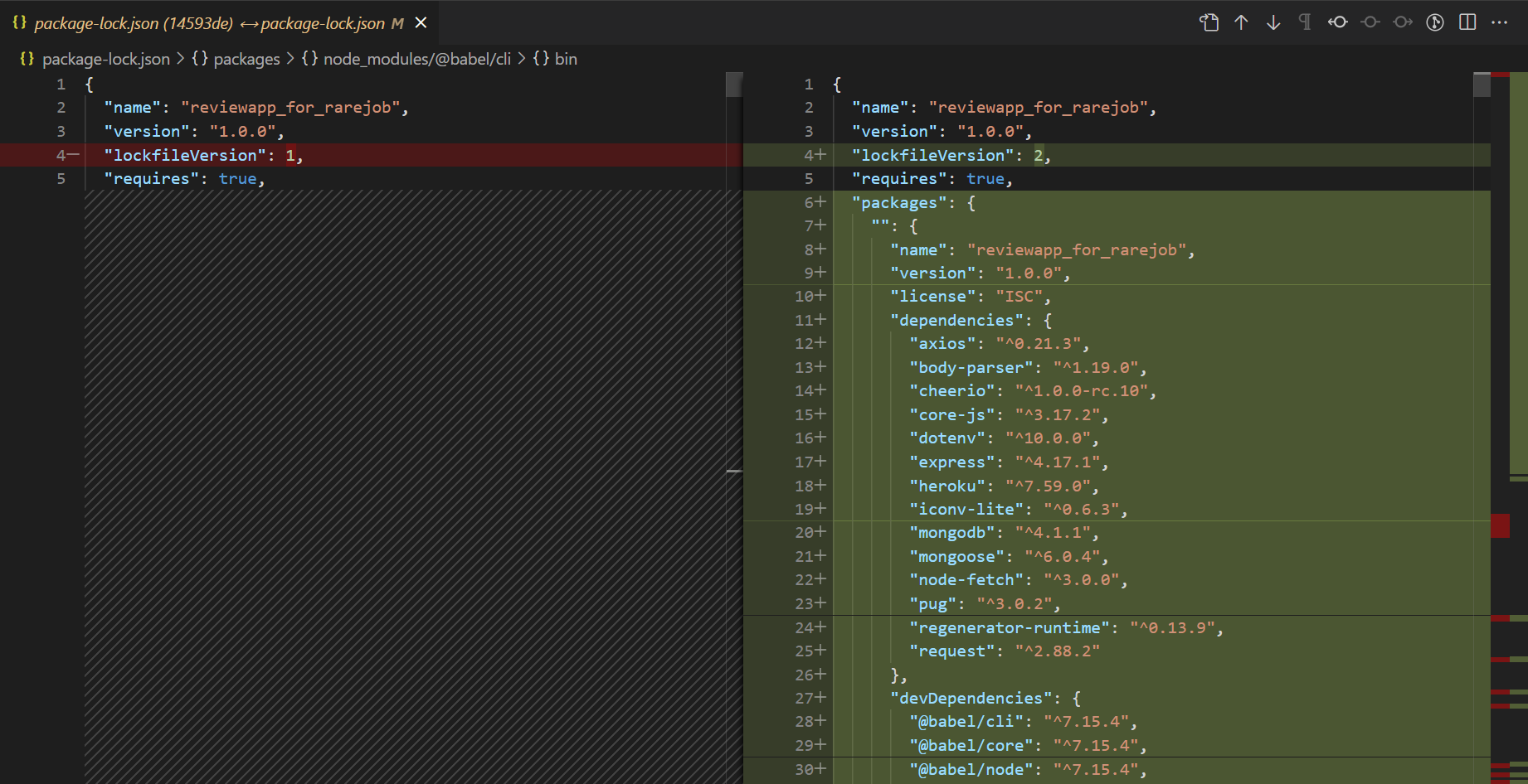 the-package-lock-json-file-was-created-with-an-old-version-of-npm